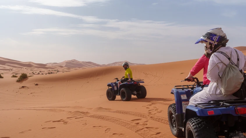 Quad Biking in the Sahara – professional quad biking tour