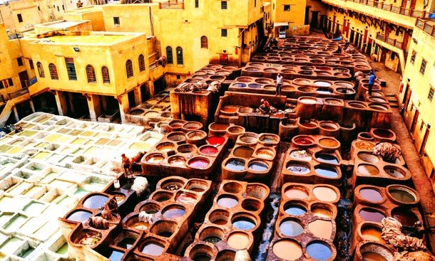 8 Day Fes to Merzouga Desert Tour – Tanneries in Fes Morocco