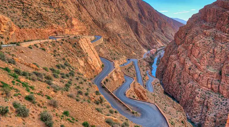 5 Day Marrakech to Merzouga Desert Tour – Todra Gorge rock formations