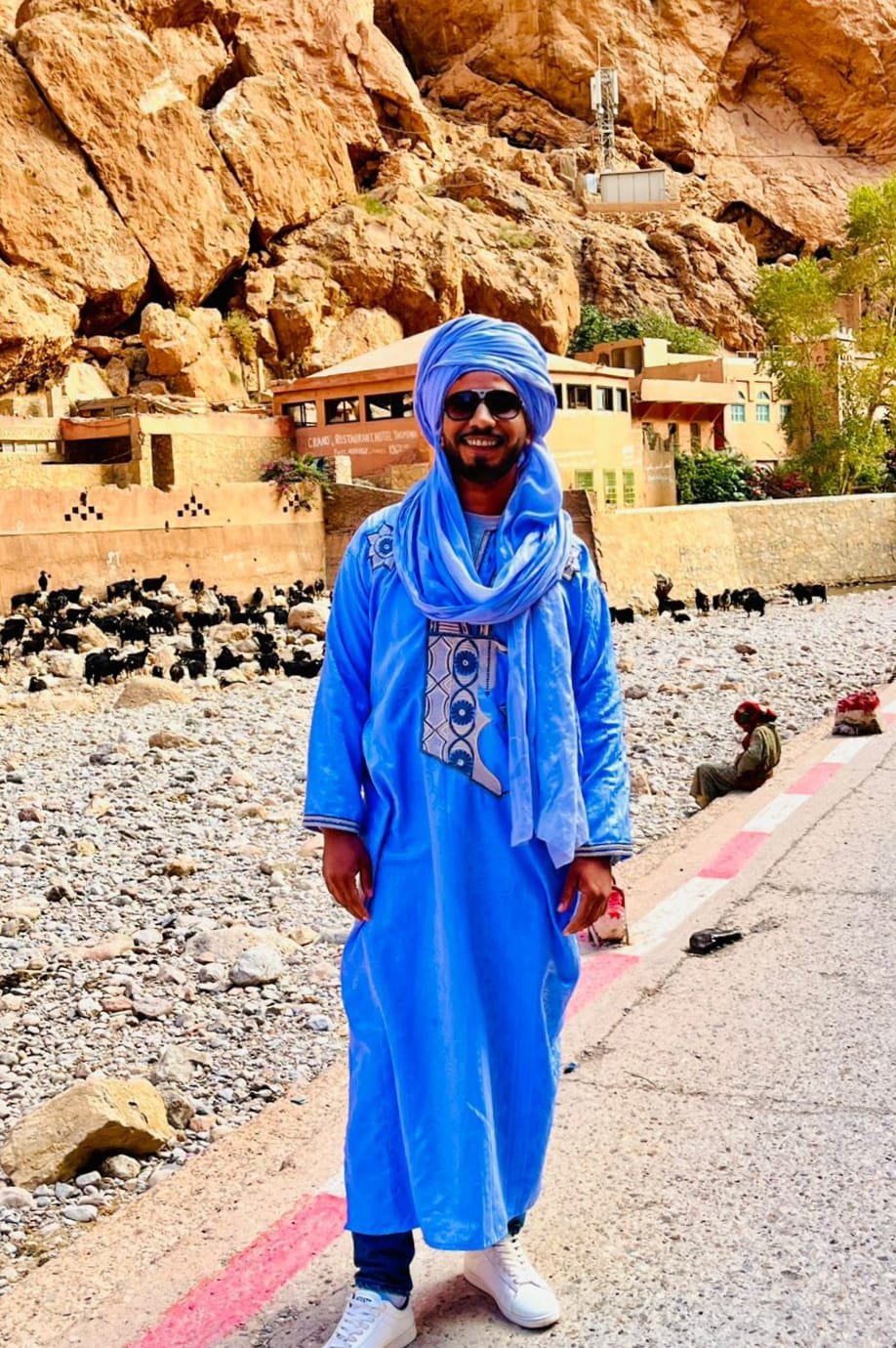 Guest enjoying a Morocco tour